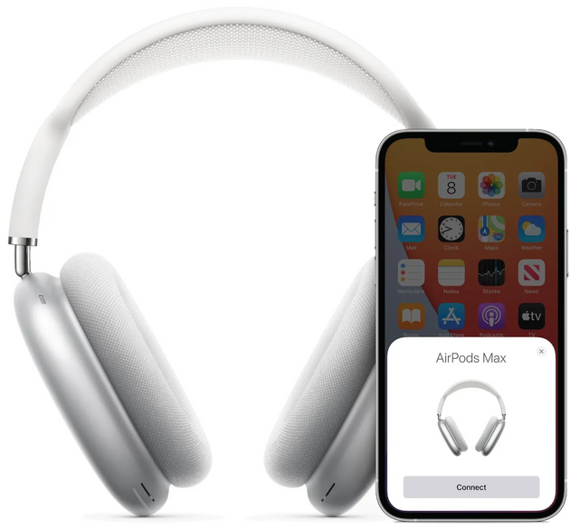 AirPods Max Wireless Over-Ear Headphones, Active Noise Cancelling, Transparency Mode Bluetooth Headphones