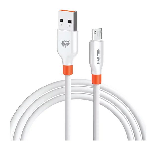 Marten Silicon Series Super Fast charging Data Cable USB Micro Type-C Iphone PD 60W